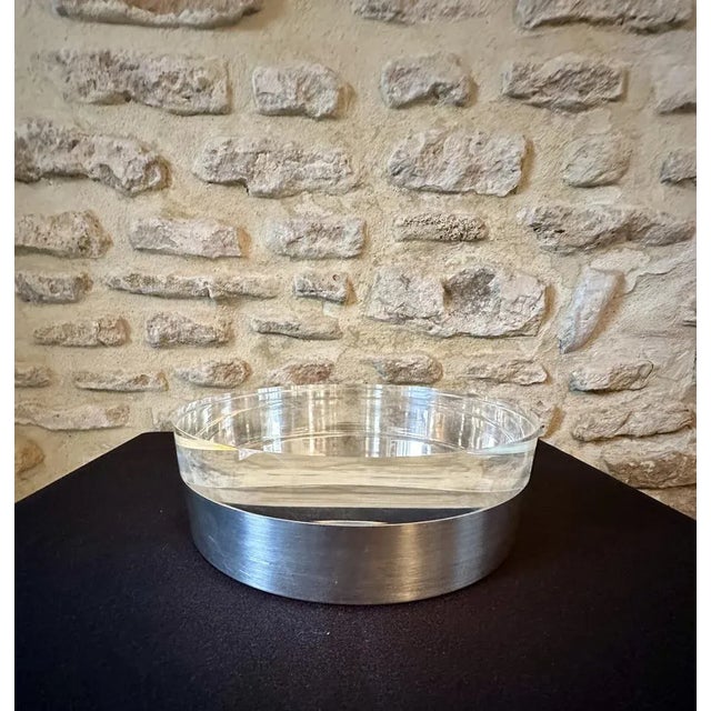 Vintage Silver-plated Metal & Methacrylate Box, 1960s For Sale - Image 12 of 12