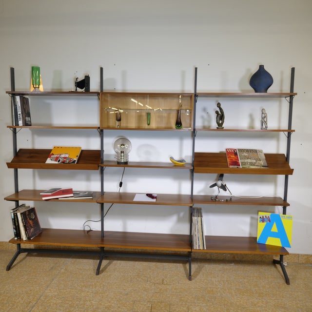 Mid-Century Freestanding Modular Shelving System by Olof Pira, 1960s For Sale - Image 15 of 18