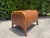 Vintage Organic Modern Barrel Form Rattan Ottoman For Sale - Image 4 of 12