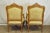Custom Upholstered Solid Walnut Louis XV Style Arm Chairs - a Pair For Sale - Image 4 of 10