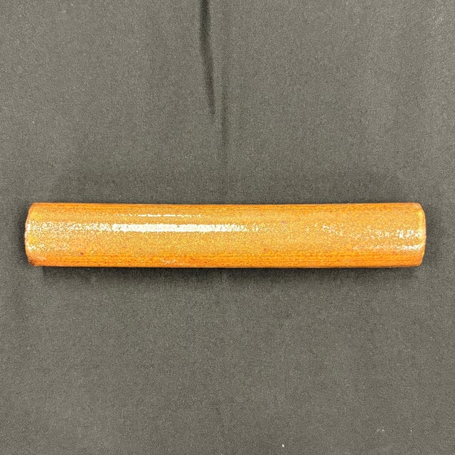 1" x 6" ceramic half round molding with a cornsilk glaze and glossy finish. Moldings are handmade and hand glazed. High...