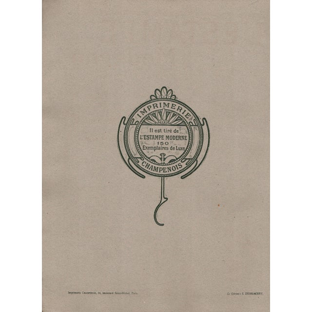 Gaston Bussière, Brunnhild, 1898, Lithograph on Paper For Sale - Image 9 of 10