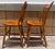 Nichols & Stone Pair Vintage Nichols & Stone Solid Maple Wood Stenciled Chairs For Sale - Image 4 of 10