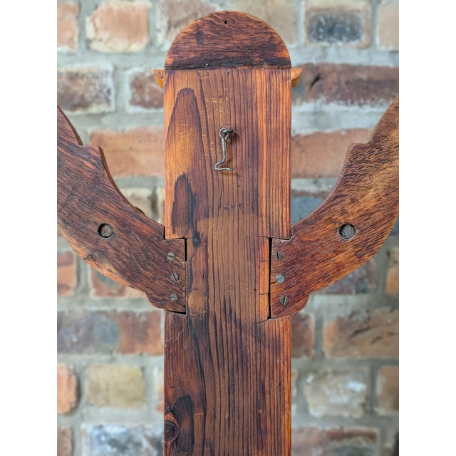 Victorian Oak Hall Stand, 1890s For Sale - Image 4 of 10