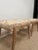 Mid 20th Century French Mid-Century Cerused Oak Stools - a Pair For Sale - Image 10 of 12