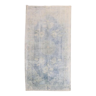 Early 20th Century Zabihi Collection Chinese Pale Blue Rug - 2'11" x 5' For Sale