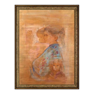 Mid 20th Century Siblings, Edna Hibel For Sale