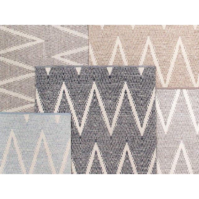 Textile Pasargad Home Simplicity Grey Cotton Area Rug- 8' 0" X 10' 0" For Sale - Image 7 of 7