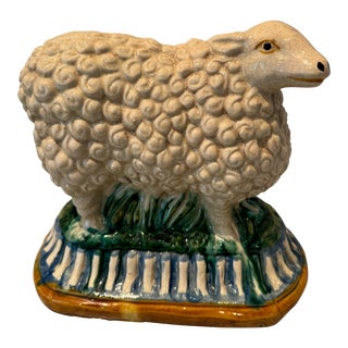 Italian Majolica Sheep For Sale