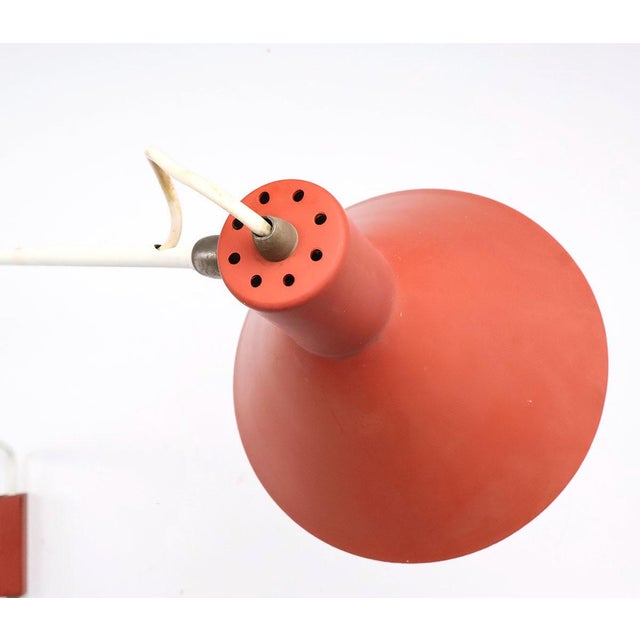 Metal Anvia 7056 Balance Wall Lamp from J.J.M. Hoogervorst, 1950s For Sale - Image 7 of 12