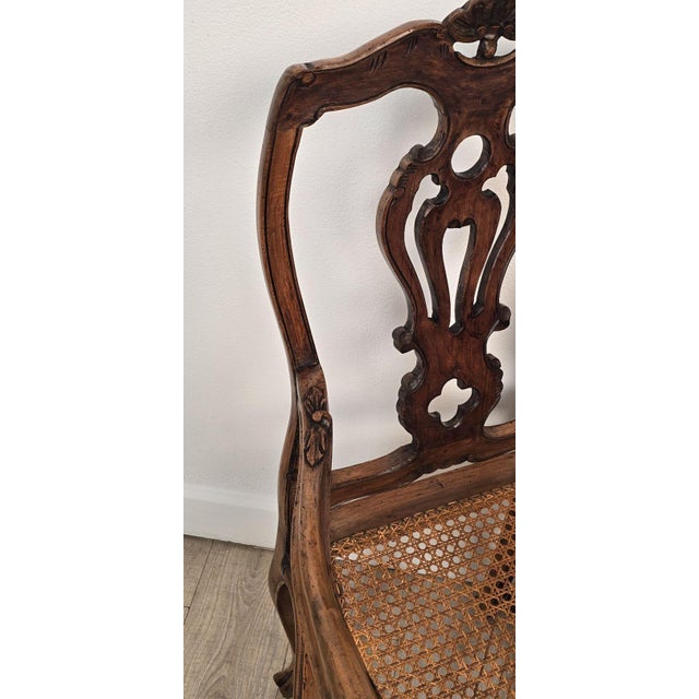 Set of Ten Italian Fruitwood Provincial Dining Chairs, Circa 1920 For Sale - Image 14 of 15