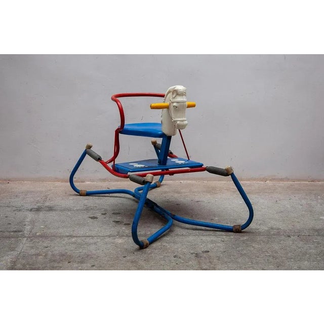 Vintage Children's Rocking Horse, 1960s For Sale - Image 4 of 10