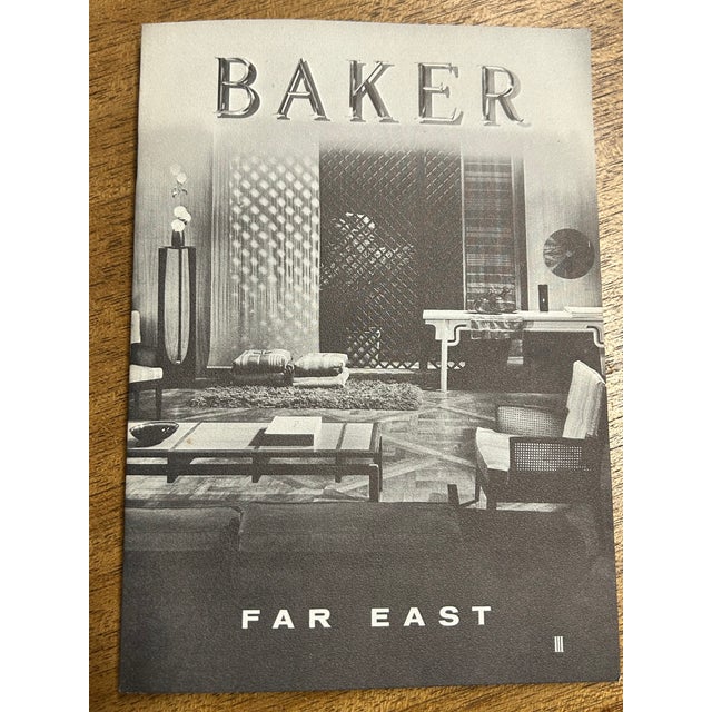 1950s Michael Taylor for Baker Walnut Extension Dining Table Far East Collection For Sale - Image 18 of 18