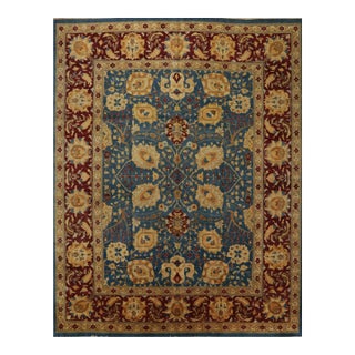 Handwoven Oushak Style Area Rug 12’0″ X 15’3″ For Sale