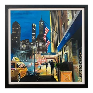 Park Lane Hotel Central Park New York City by British Contemporary Artist