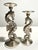 Silver MCM Andrea by Sadek Silverplate Seahorse Candlestick Holders - A 4 Piece Set For Sale - Image 8 of 9