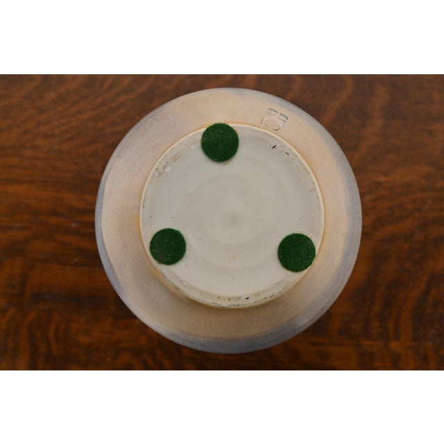 Roycroft Pottery Arts & Crafts Glazed Ceramic Vase For Sale - Image 9 of 12