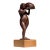 ”The Waitress” 1982 Bronze by Noted California Artist Jorjana Holden For Sale