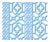 Schumacher Zanzibar Trellis Blue Wallpaper 5006947 Happy Together Collection For Sale