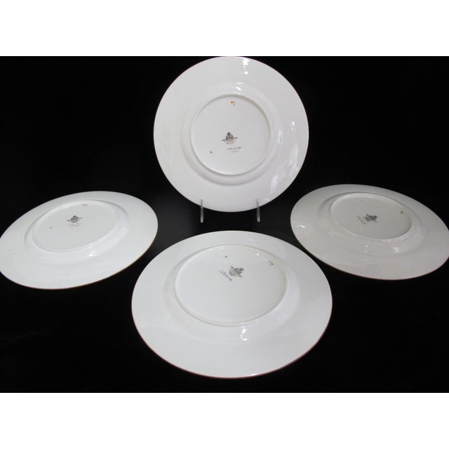 Ceramic Minton China Exotic Bird of Paradise & Flower Sinclair 10 1/4" Dinner Plate Set For Sale - Image 7 of 9