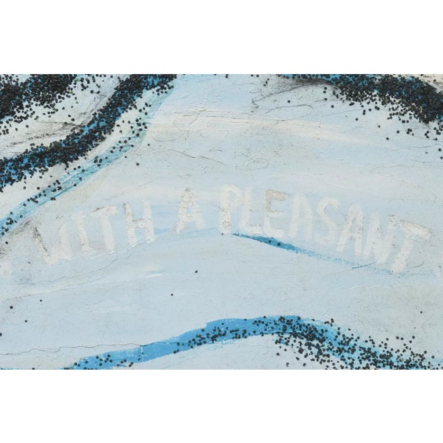 Signed Robert Bery Oil on Canvas Original Rectangle Painting Titled" Guns and Roses" For Sale In Miami - Image 6 of 11