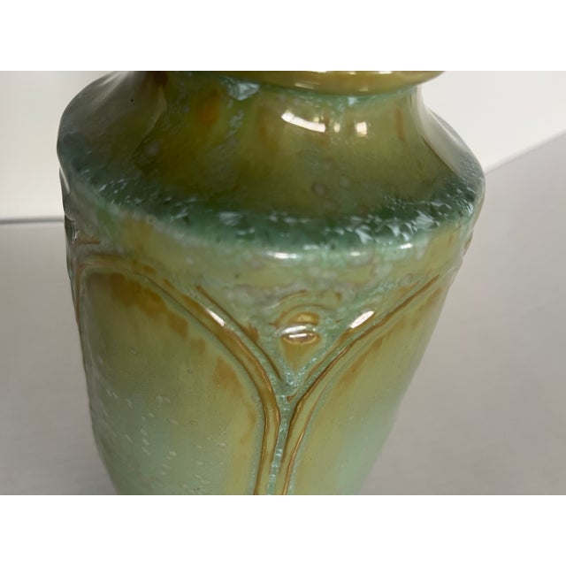 Early 20th Century Arts & Crafts Mellow Green Vase Circa 1900 For Sale - Image 5 of 9