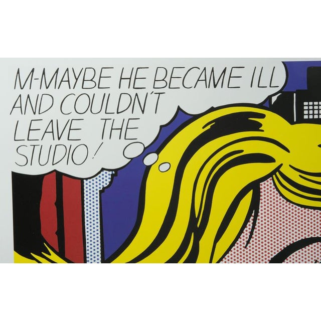 Paper Roy Lichtenstein May Be Girl Poster For Sale - Image 7 of 8