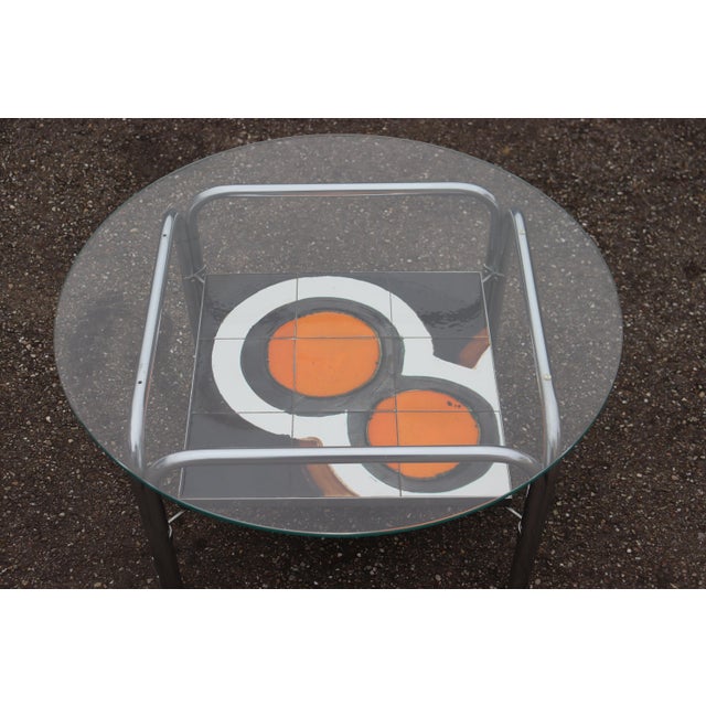 Vintage Space Age Ceramic Coffee Table, 1970s For Sale - Image 11 of 11