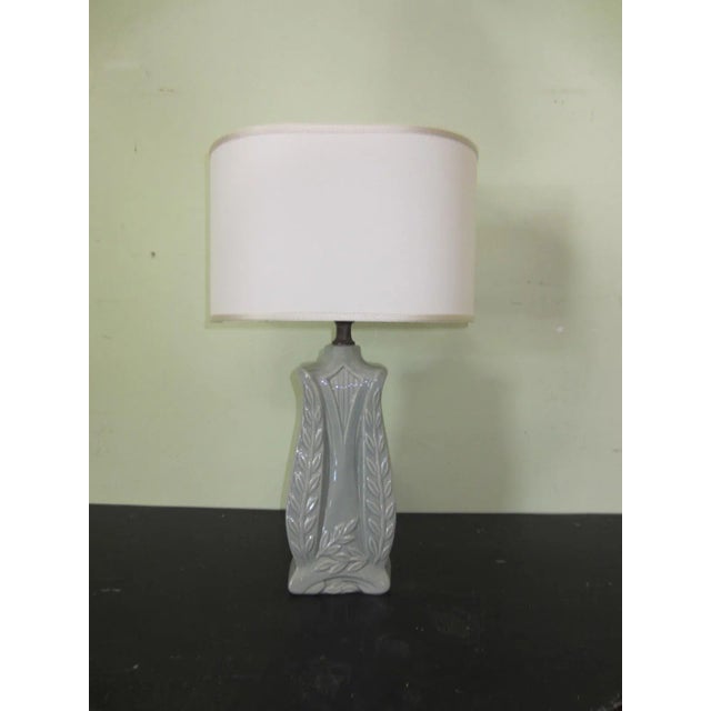 Textile Art Deco Table Lamp For Sale - Image 7 of 13