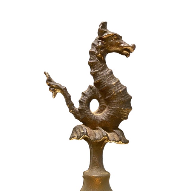 Antique Japanese Bronze High Relief Dragon Lamp Large 36" Meiji Period With Engraved Base For Sale - Image 12 of 18