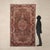 Kerman rug in cotton and wool, large knot and hand-made. This piece is attributed to the mentioned designer/maker. It has...