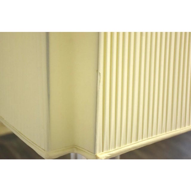 Glass Lucite and Brass Floor Lamp For Sale - Image 11 of 12