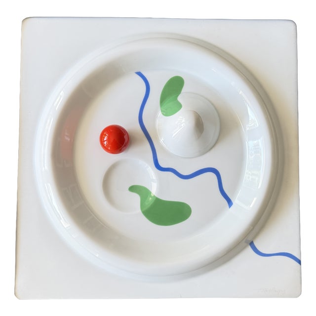 Vintage Edition Number 392/1500 Annual Porcelain Object by Herbert Bayer for Rosenthal, Germany, 1979 For Sale