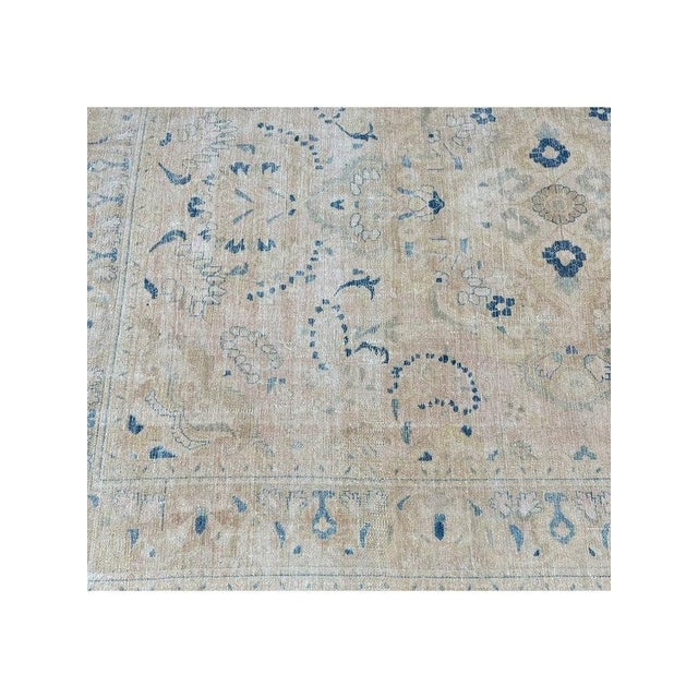 Gold 1950s Old Persian Hamedan Area Rug 8x11 For Sale - Image 8 of 12