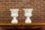 Pair of Blanc de Chine Midcentury Urns with Rams Heads and Ivy Leaves For Sale - Image 9 of 12