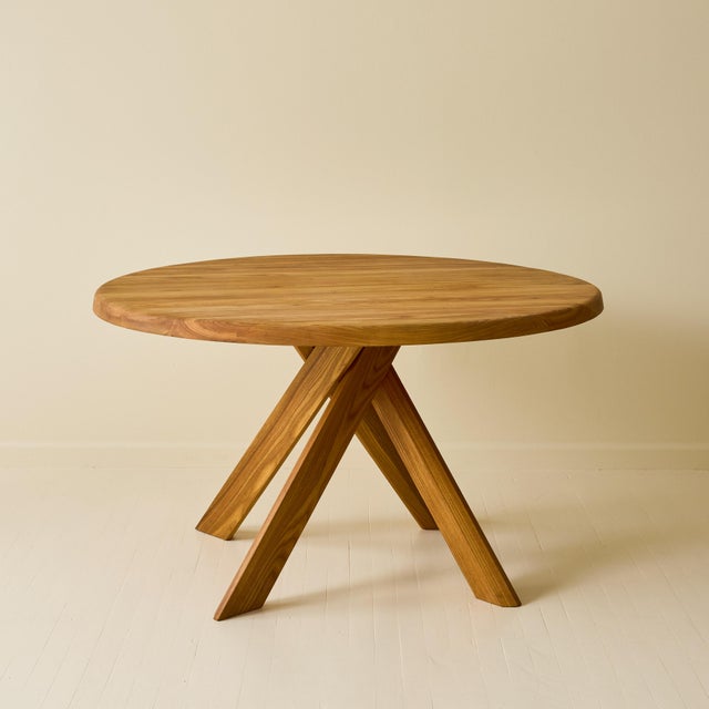 The T21B "Sfax" dining table is a masterclass in French modernism, showcasing Pierre Chapo’s signature ability to blend...
