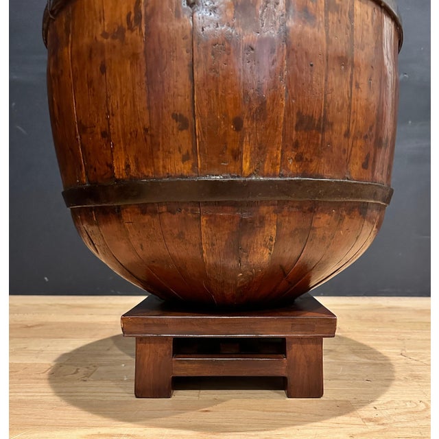 Late 19th Century Late 19th Century Wood And Iron Well Bucket On Stand For Sale - Image 5 of 6