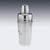 Vintage Italian Silver Cocktail Shaker, 1960 For Sale - Image 3 of 18