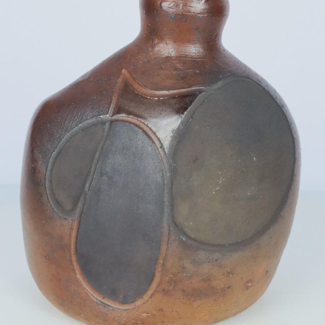 Ceramic Vase by M.A.J for Georges Martin, 1960 For Sale - Image 9 of 12