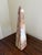 A stunning neoclassical or Grand Tour style solid marble green & brown obelisk Measures: 4"W x 4"D x 18"H. Good vintage...