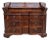 Antique Baroque Revival Walnut Secretaire with Curved Drawers and Fall-Front Desk For Sale