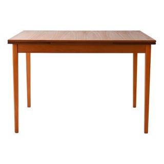 Scandinavian Teak and Oak Table, 1950s For Sale