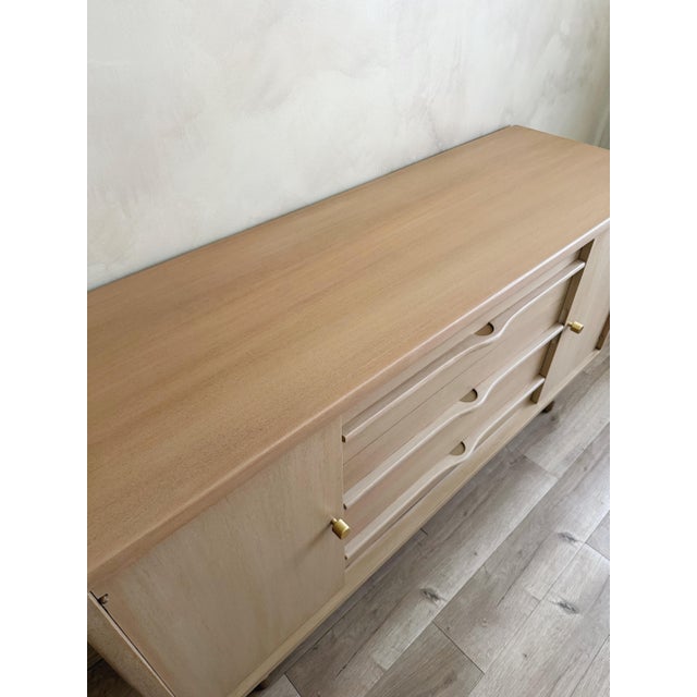 Vintage Organic Modern Sideboard | Solid Wood | Natural Finish For Sale - Image 4 of 14