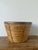 Vintage Boho Monumental Brass Rimmed Pencil Reed Bowl For Sale - Image 10 of 12