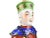 Mid 20th Century Chinese Porcelain Qing Dynasty Emperor King Sculpture For Sale - Image 6 of 10