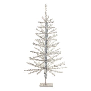 Tinsel Pine Tree (Set of 2) For Sale