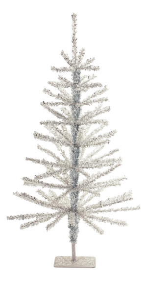 Tinsel Pine Tree (Set of 2)