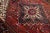 Red Vintage Handmade Heriz Red Medallion Wool Rug 6'6" X 9'4" For Sale - Image 8 of 10