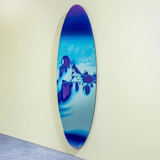 Mandelbort Mirror Wall Panel by Dino Gavina, 1990s, in Good conditions. Designed 1990 to 1999 I have official proof of...
