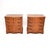 A smart and very well made pair of antique Georgian style yew wood chests of drawers. They were made in England, they date...